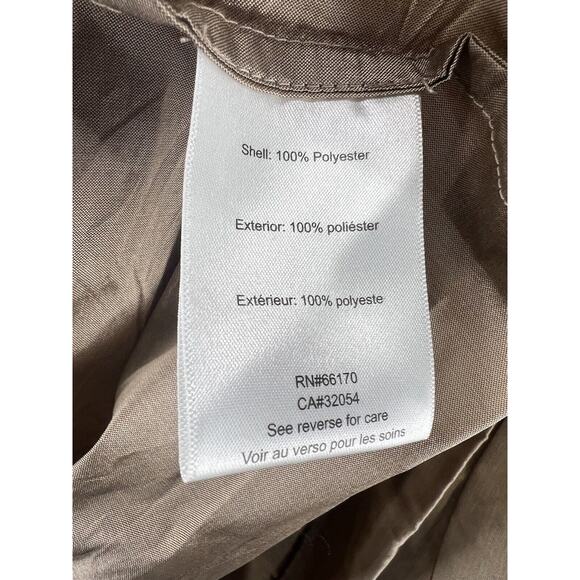 Anthropologie Bloni Tiered Shine Dress Size Small Metallic Midi Dress Bronze - Picture 11 of 12